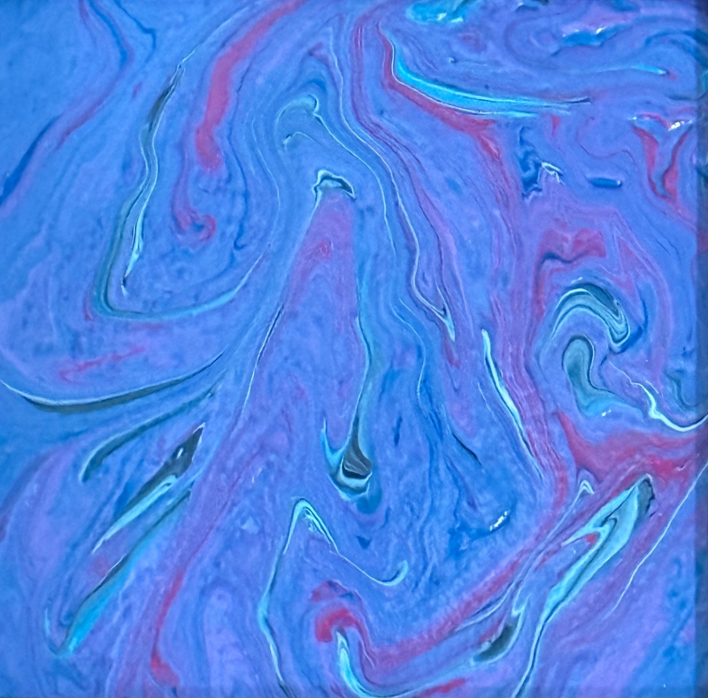Pink and Blue Mix by artist Parker Flathouse